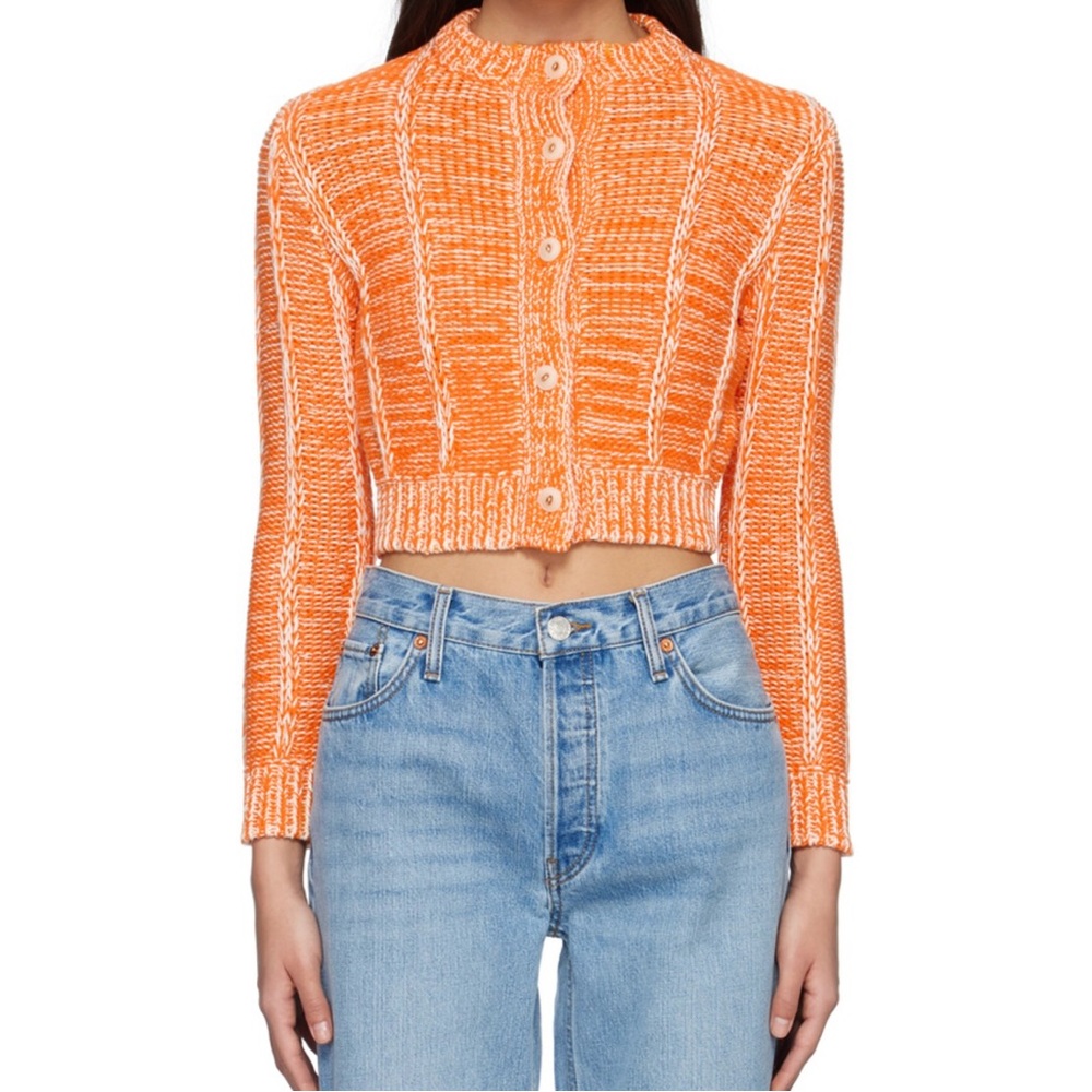 Orange Knit Sweater